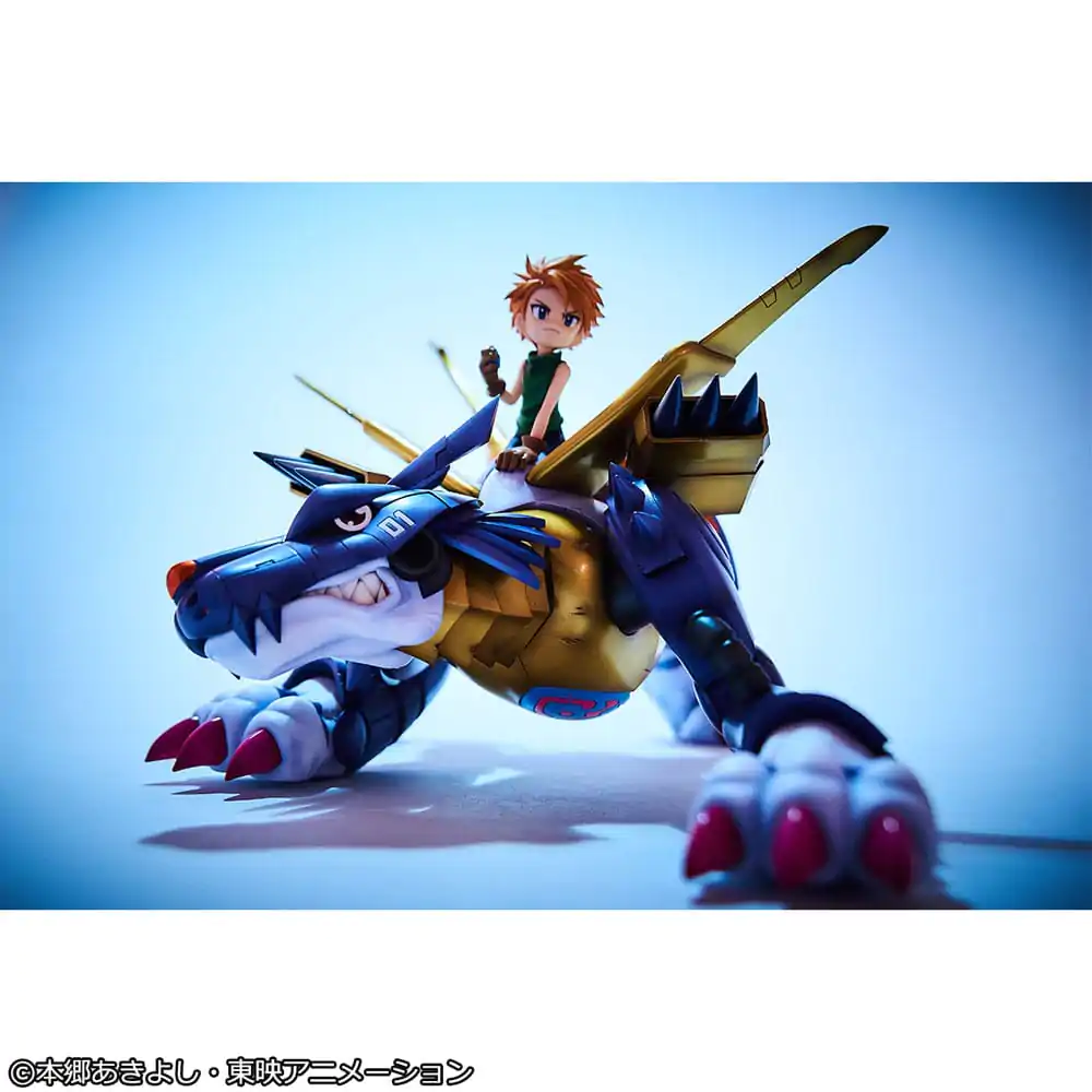 Digimon Adventure Precious G.E.M. Series PVC Statue Metal Garurumon & Ishida Yamato 30 cm Produktfoto