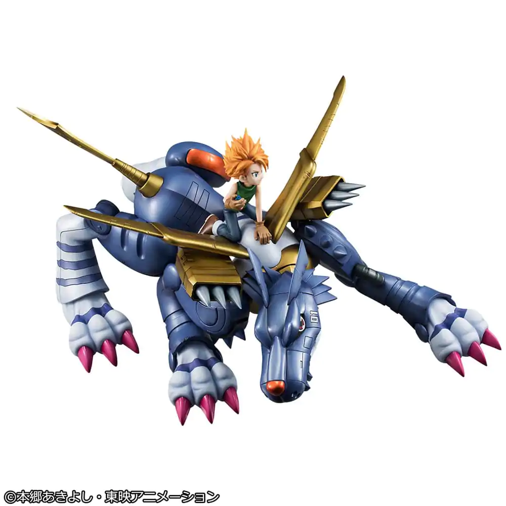 Digimon Adventure Precious G.E.M. Series PVC Statue Metal Garurumon & Ishida Yamato 30 cm Produktfoto