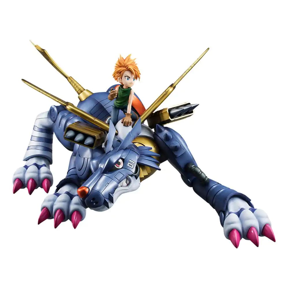 Digimon Adventure Precious G.E.M. Series PVC Statue Metal Garurumon & Ishida Yamato 30 cm Produktfoto