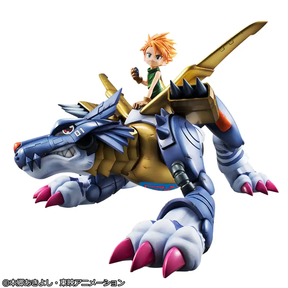 Digimon Adventure Precious G.E.M. Series PVC Statue Metal Garurumon & Ishida Yamato 30 cm Produktfoto