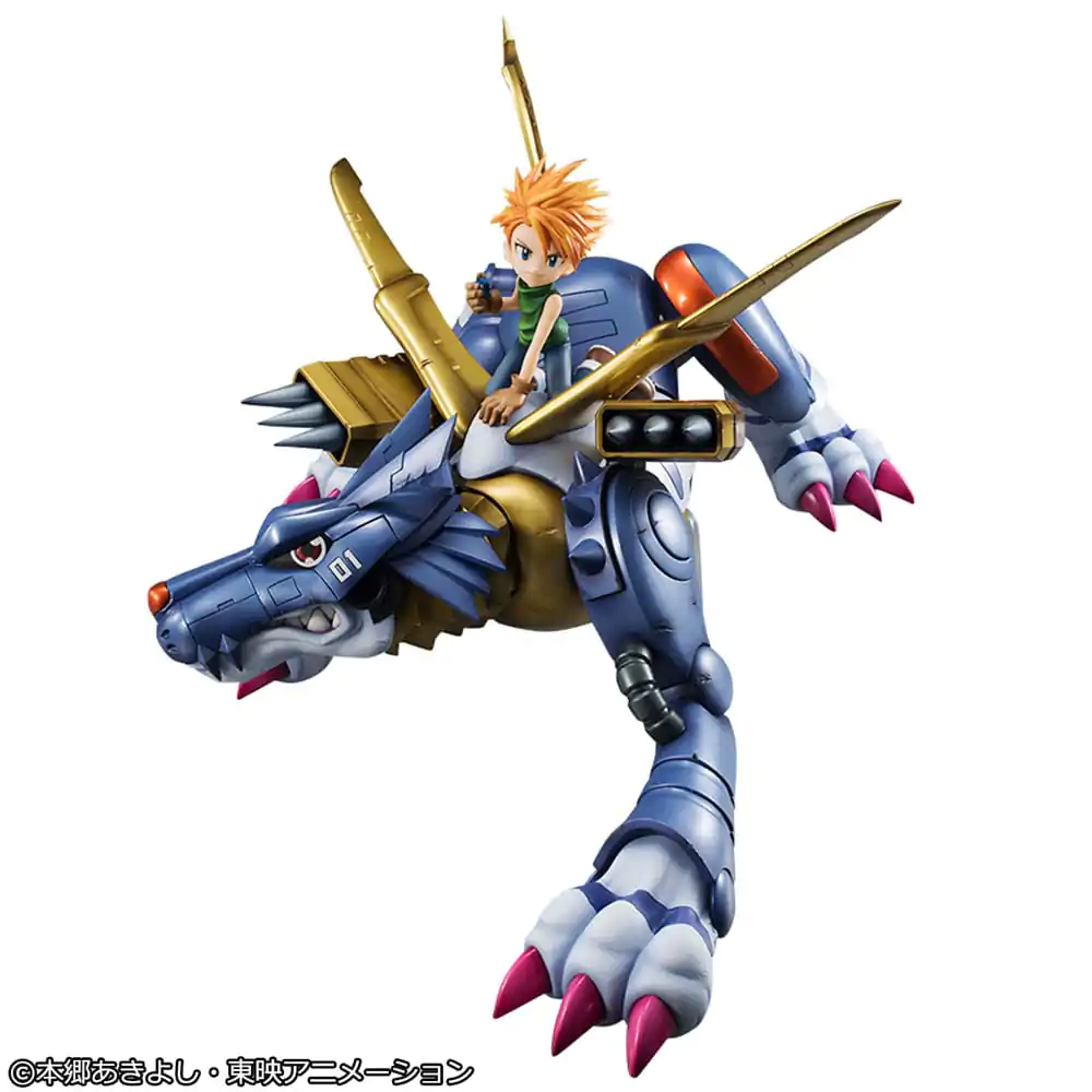 Digimon Adventure Precious G.E.M. Series PVC Statue Metal Garurumon & Ishida Yamato 30 cm Produktfoto