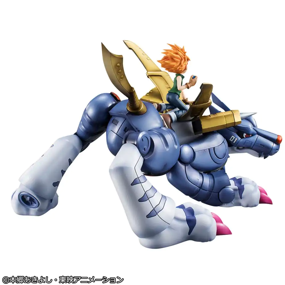 Digimon Adventure Precious G.E.M. Series PVC Statue Metal Garurumon & Ishida Yamato 30 cm Produktfoto