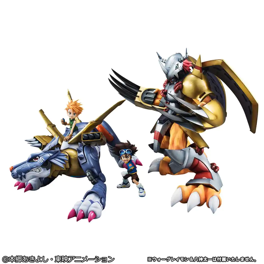 Digimon Adventure Precious G.E.M. Series PVC Statue Metal Garurumon & Ishida Yamato 30 cm Produktfoto