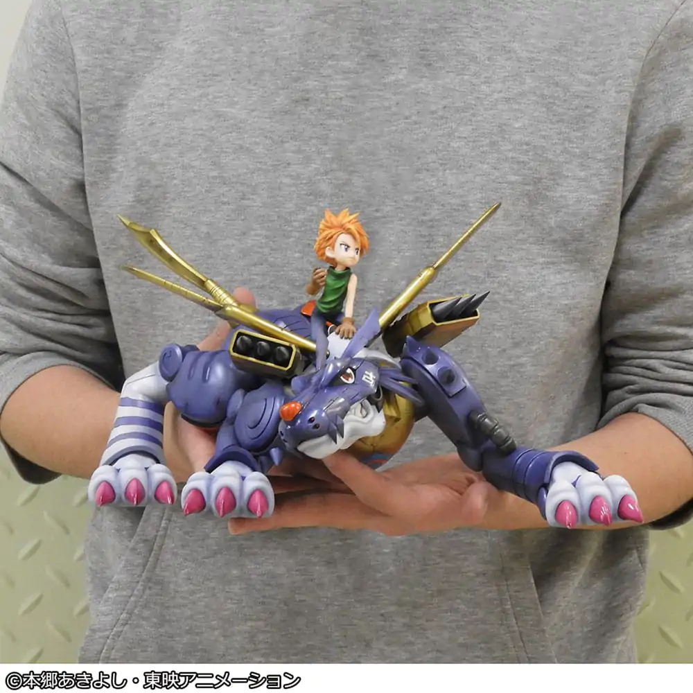 Digimon Adventure Precious G.E.M. Series PVC Statue Metal Garurumon & Ishida Yamato 30 cm Produktfoto