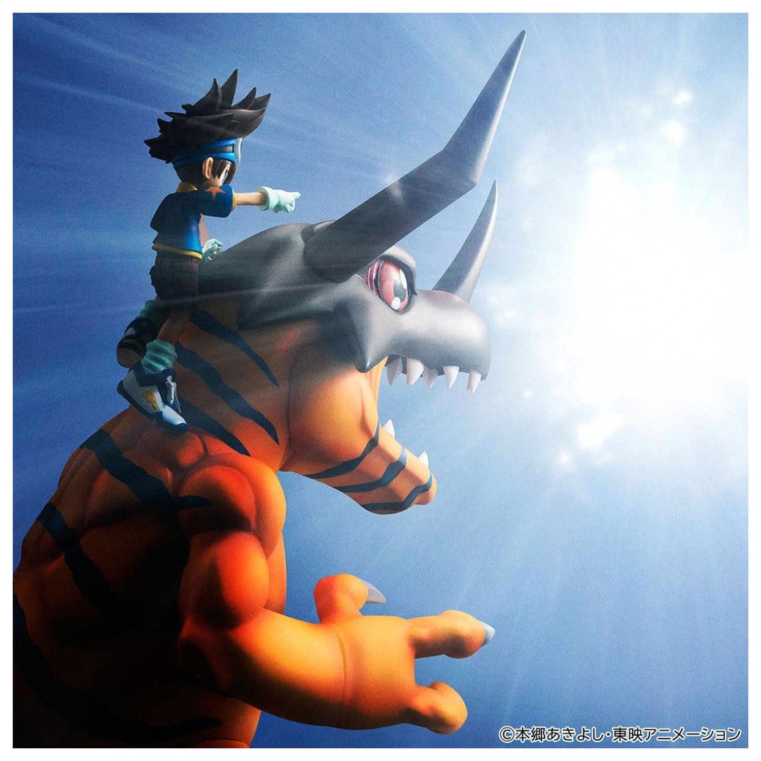Digimon Adventure Precious G.E.M. Series PVC Figur Greymon & Taichi Yagami 25 cm (Repeat) Produktfoto