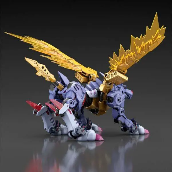 Digimon Metal Garurumon Bausatz Figur 14 cm Produktfoto