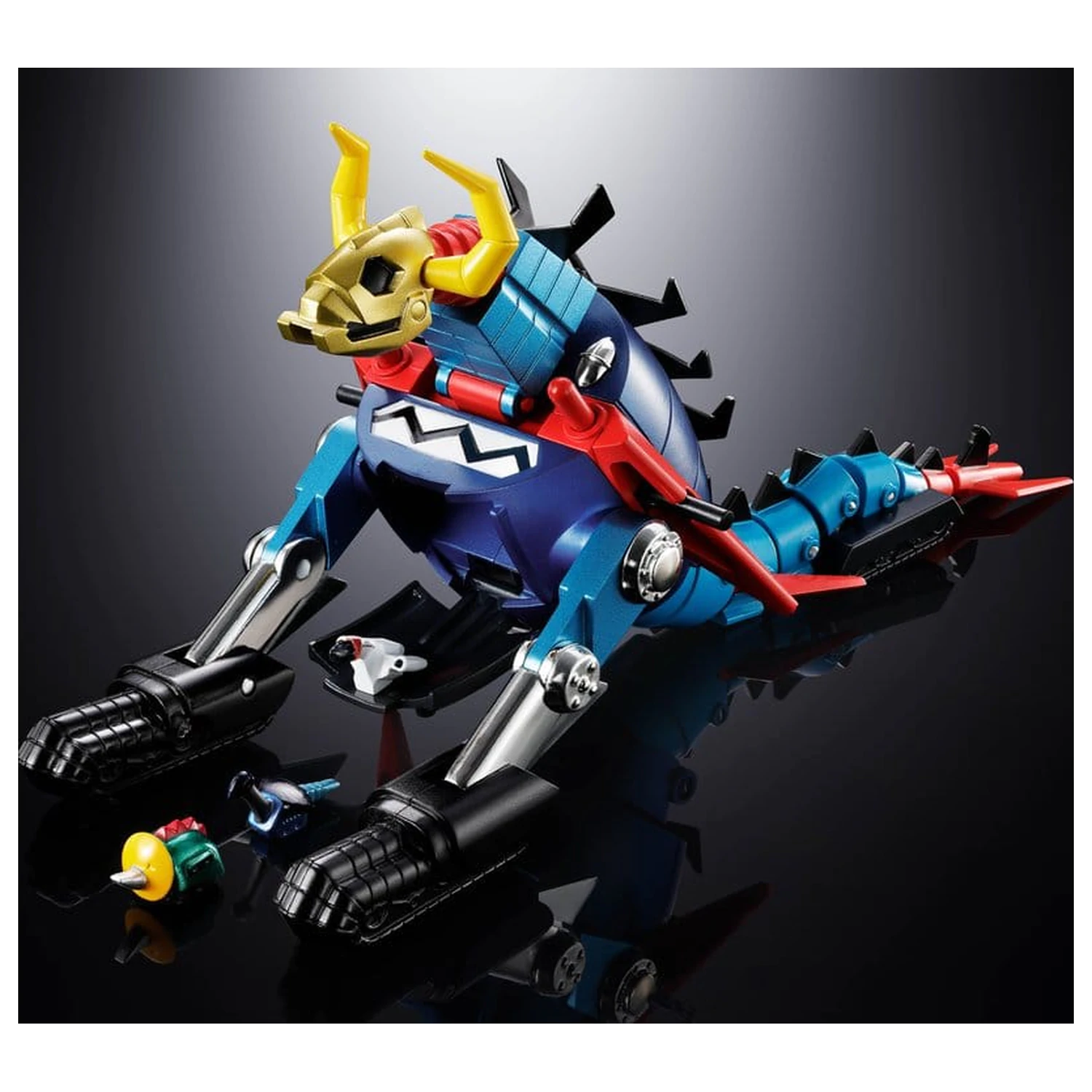 Dino Mech Gaiking Chogokin Actionfigur Daikumaryu & Gaiking 20 cm Produktfoto