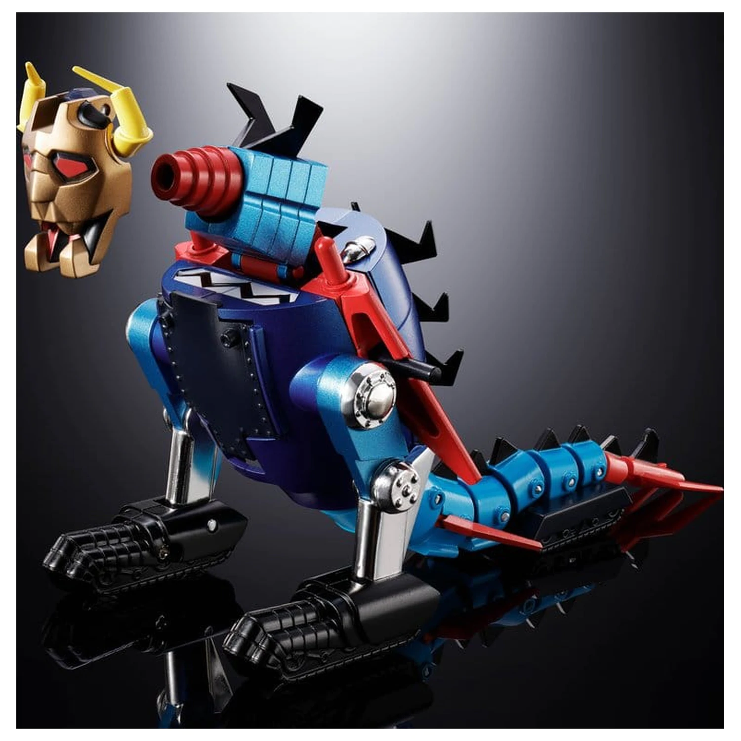 Dino Mech Gaiking Chogokin Actionfigur Daikumaryu & Gaiking 20 cm Produktfoto