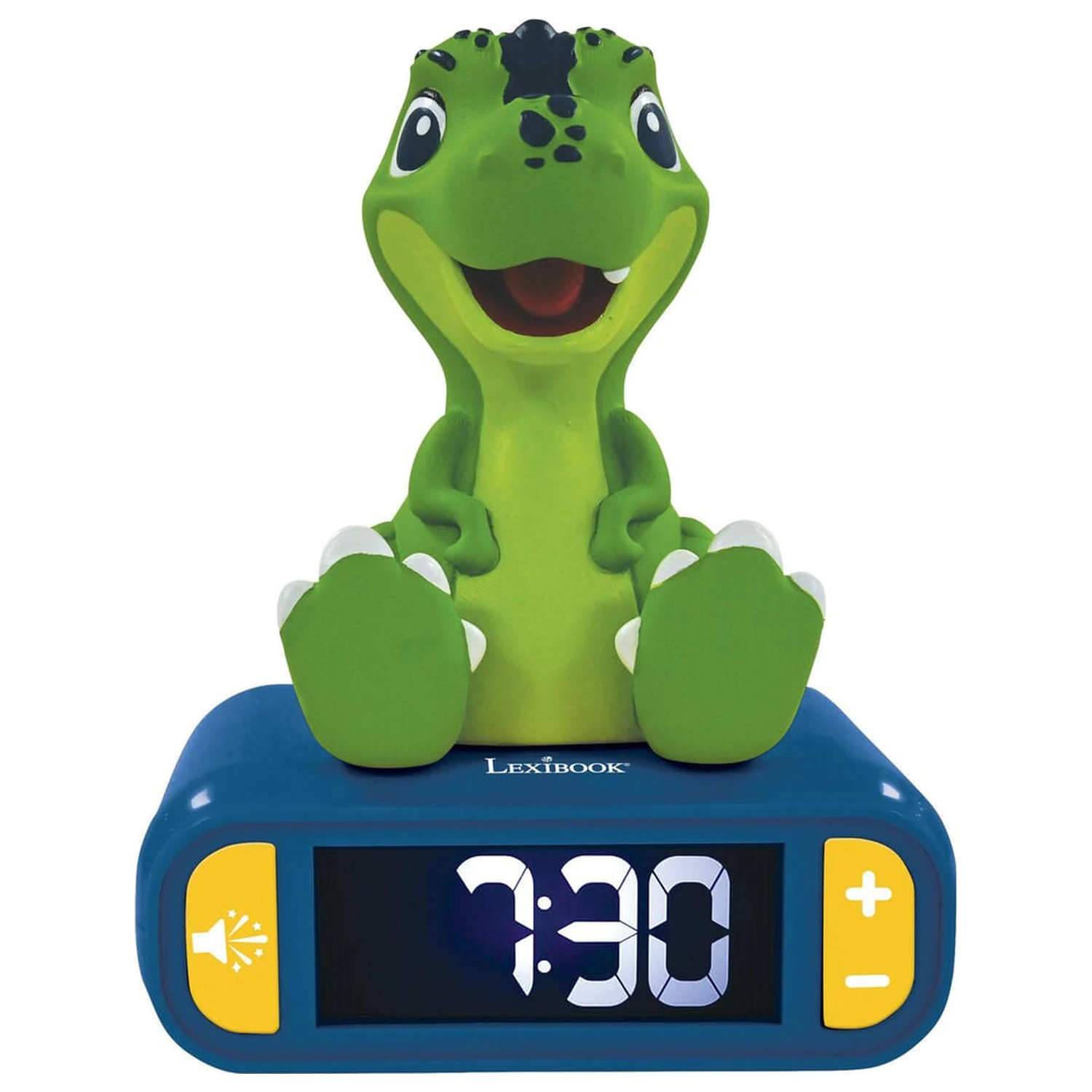 Dinosaurier 3D-Nachtlicht digitaler Wecker Produktfoto