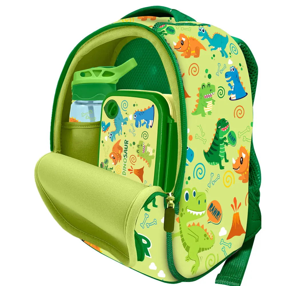 Dinosaurs Rucksack + Geldbörse Neopren Rucksack 26cm Produktfoto