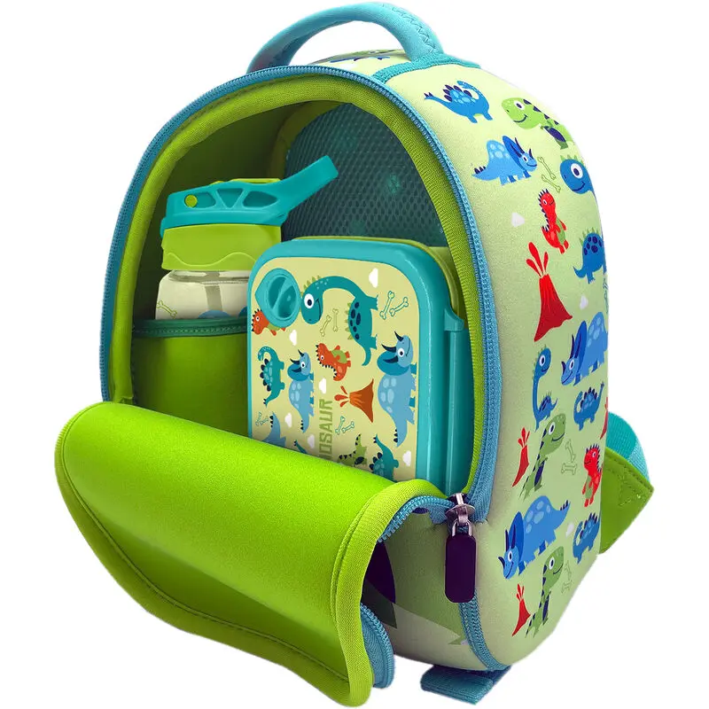 Dinosaurs Rucksack + Geldbörse Neopren Rucksack 26cm Produktfoto