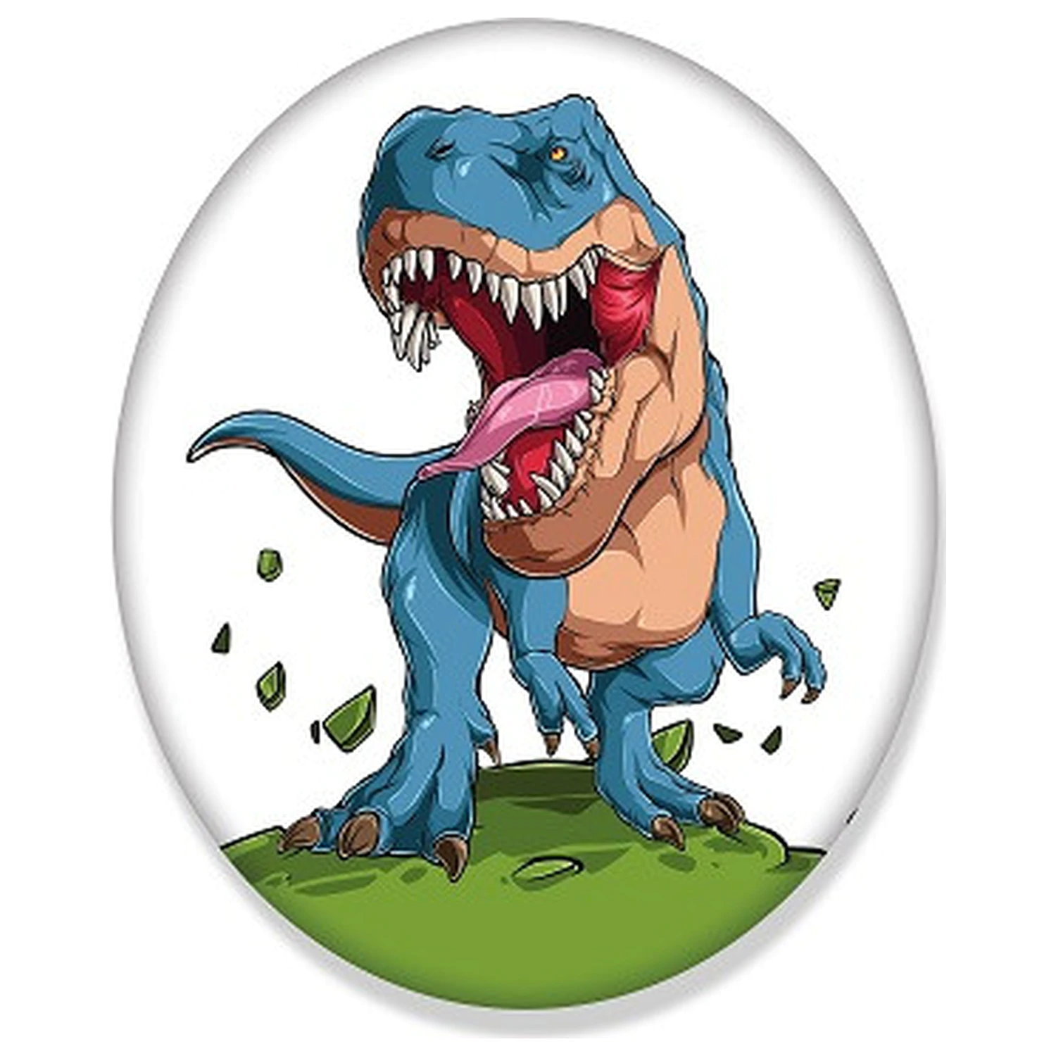 Dinosaur Attack geformtes Kissen, Dekokissen 35 cm Produktfoto