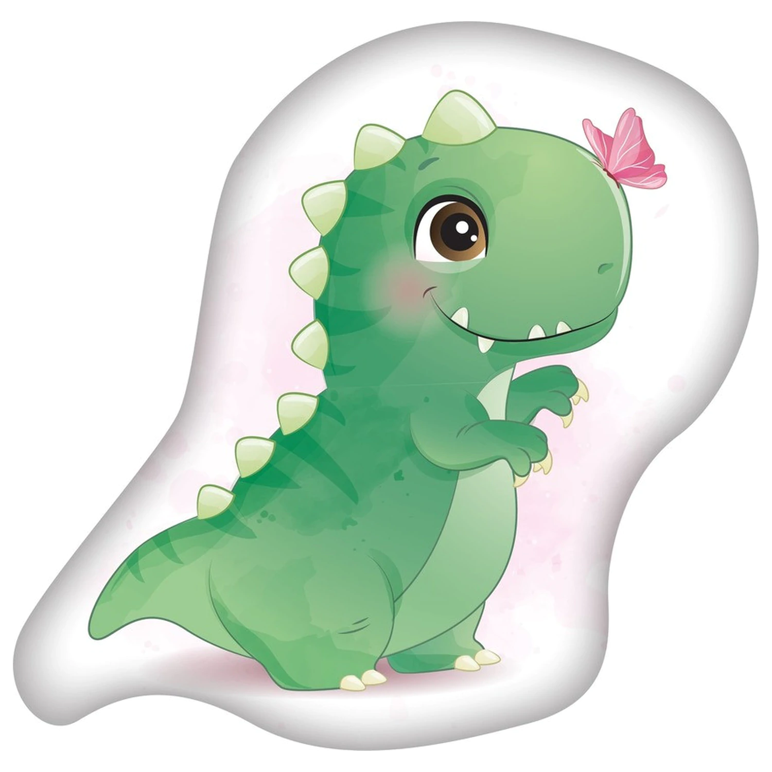 Dinosaurier Schmetterlingsförmiges Kissen, Dekokissen Produktfoto