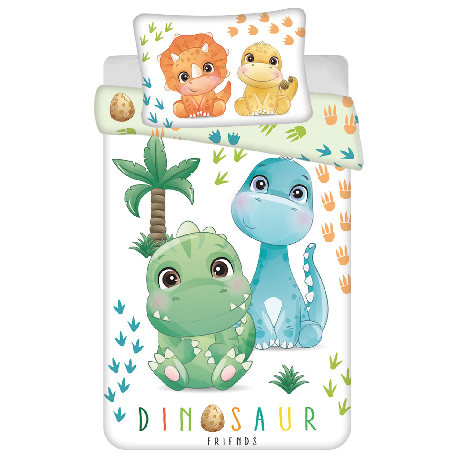 Dinosaur Friends Kids' Kleinkind-Bettbezug Produktfoto