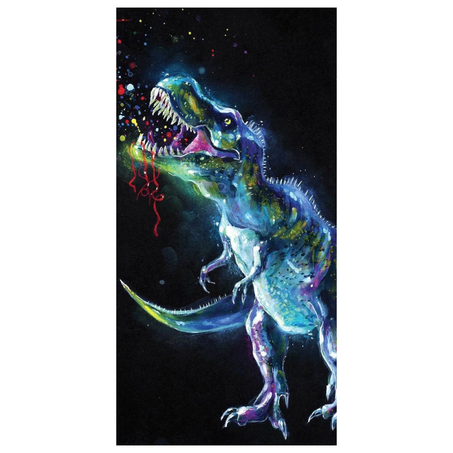 Dinosaur Neon Handtuch Produktfoto