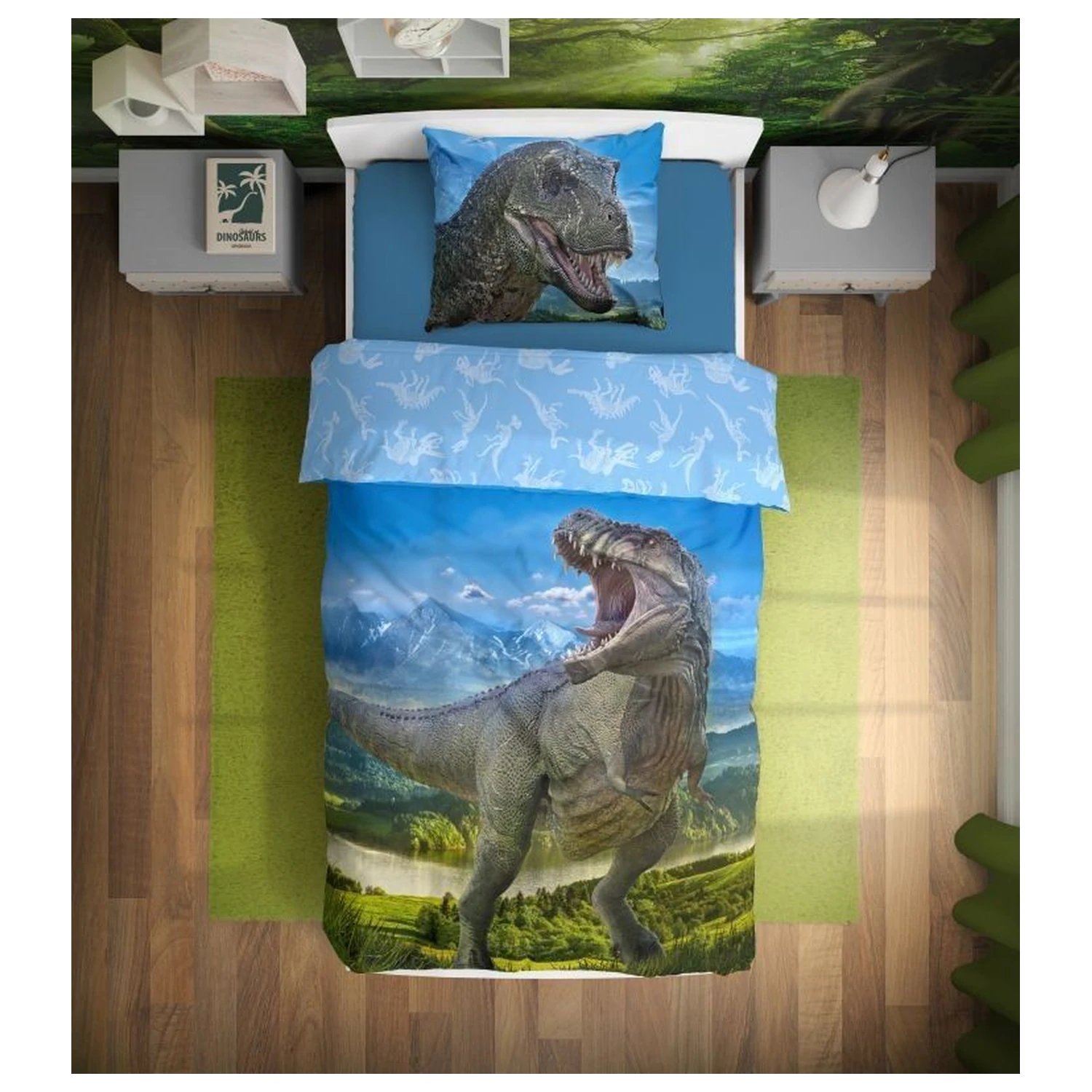 Dinosaur T-Rex Bettbezug Produktfoto