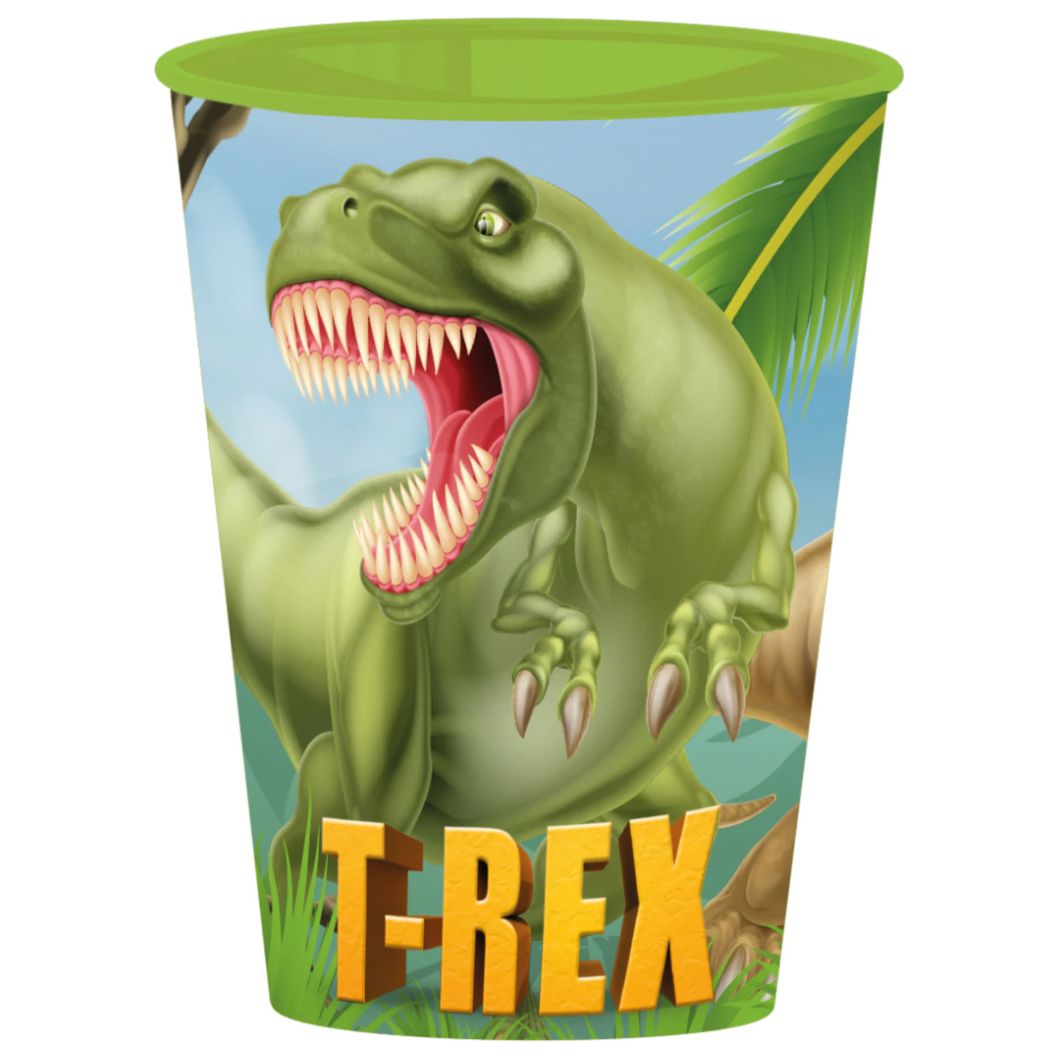 Dinosaur T-Rex Plastikbecher 260 ml Produktfoto