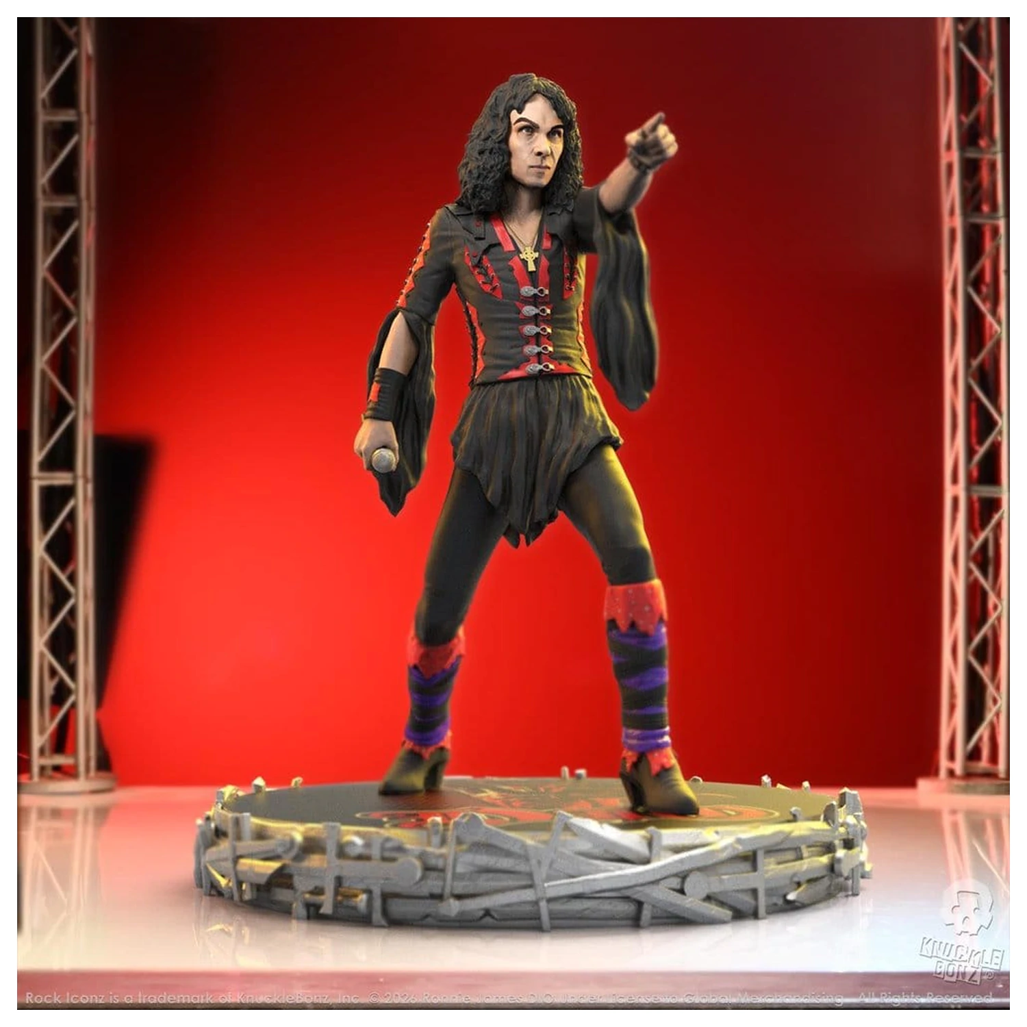 Dio Rock Iconz Statue Ronnie James Dio III 18 cm Produktfoto