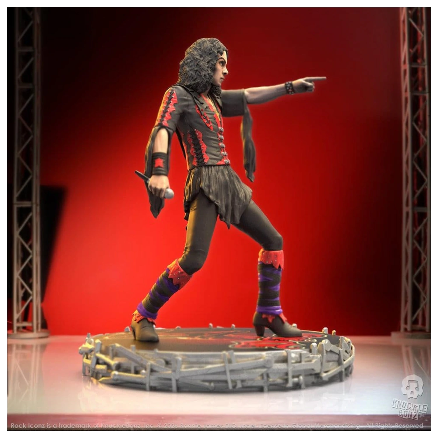 Dio Rock Iconz Statue Ronnie James Dio III 18 cm Produktfoto