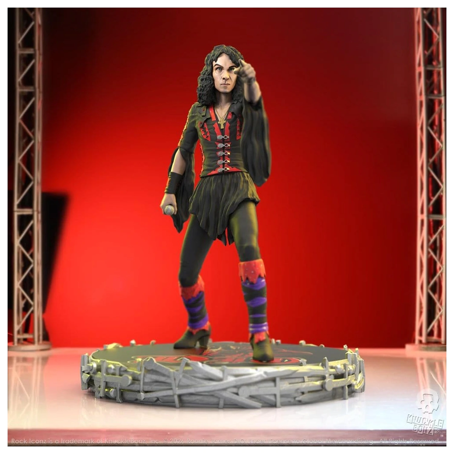 Dio Rock Iconz Statue Ronnie James Dio III 18 cm Produktfoto