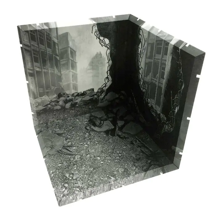 Dioramansion 150 Zubehör-Set für Nendoroid und Figma Actionfiguren Battlefield (re-run) Produktfoto