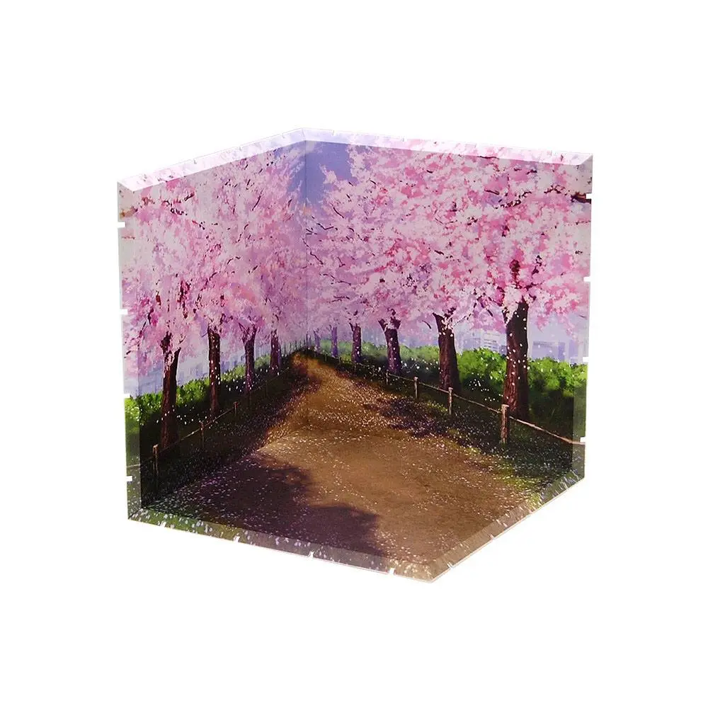 Dioramansion 200 Zubehör-Set für Nendoroid und Figma Actionfiguren Cherry Blossom Road Produktfoto