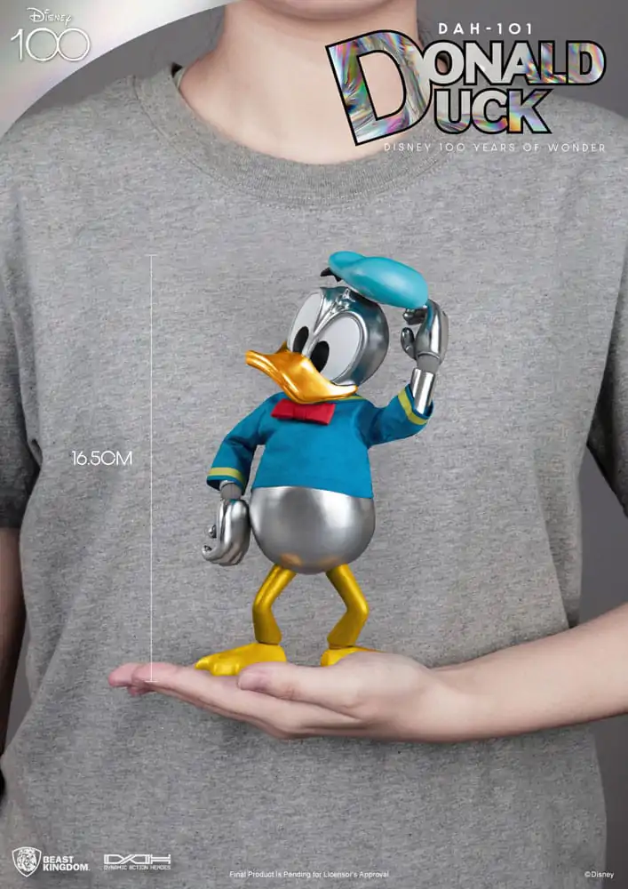 Disney 100 Years of Wonder Dynamic 8ction Heroes Actionfigur 1/9 Donald Duck 16 cm Produktfoto
