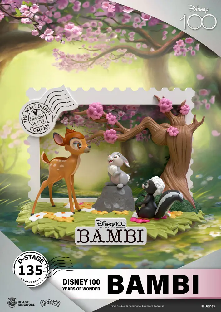 Disney 100th Anniversary D-Stage PVC Diorama Bambi 12 cm termékfotó