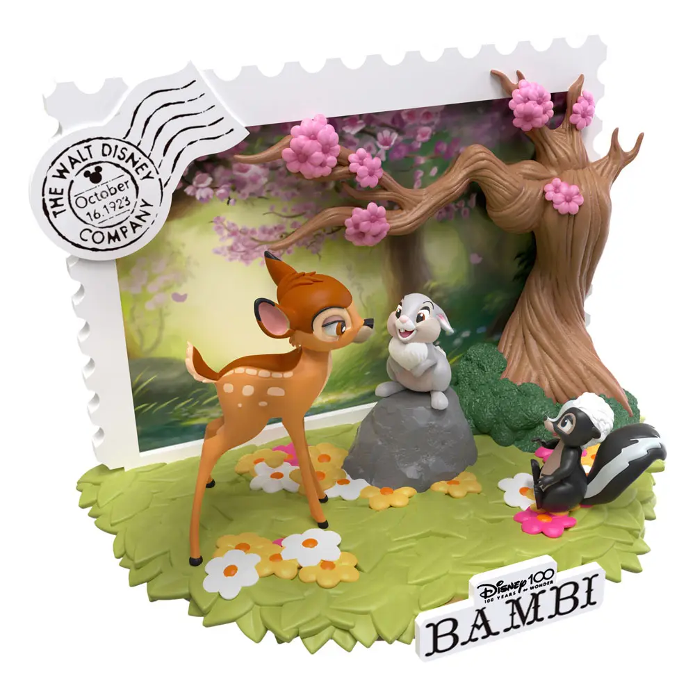 Disney 100th Anniversary D-Stage PVC Diorama Bambi 12 cm termékfotó