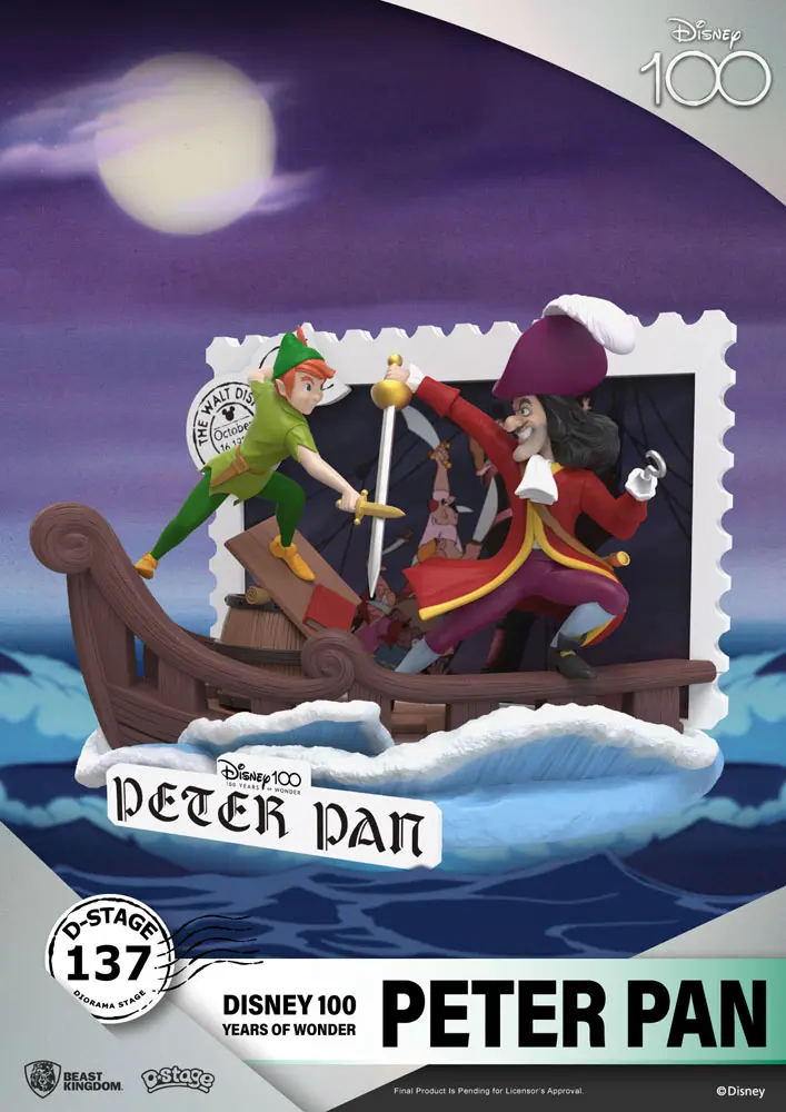 Disney 100th Anniversary D-Stage PVC Diorama Peter Pan 12 cm termékfotó