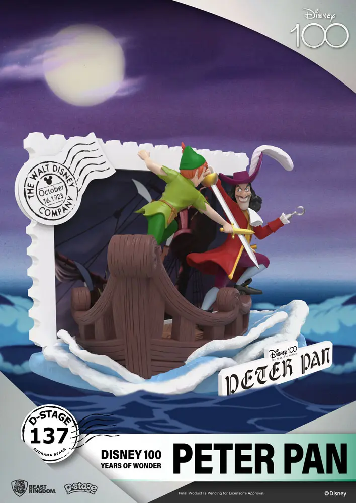 Disney 100th Anniversary D-Stage PVC Diorama Peter Pan 12 cm termékfotó