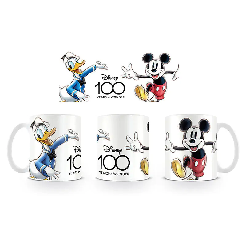 Disney 100th Anniversary Mickey & Donald Tasse 315ml Produktfoto