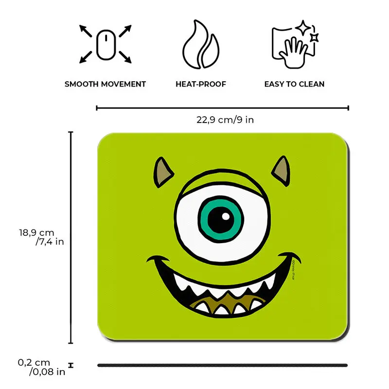 Disney 100th Anniversary Monsters Inc. Mike Wazowski Mousepad Produktfoto