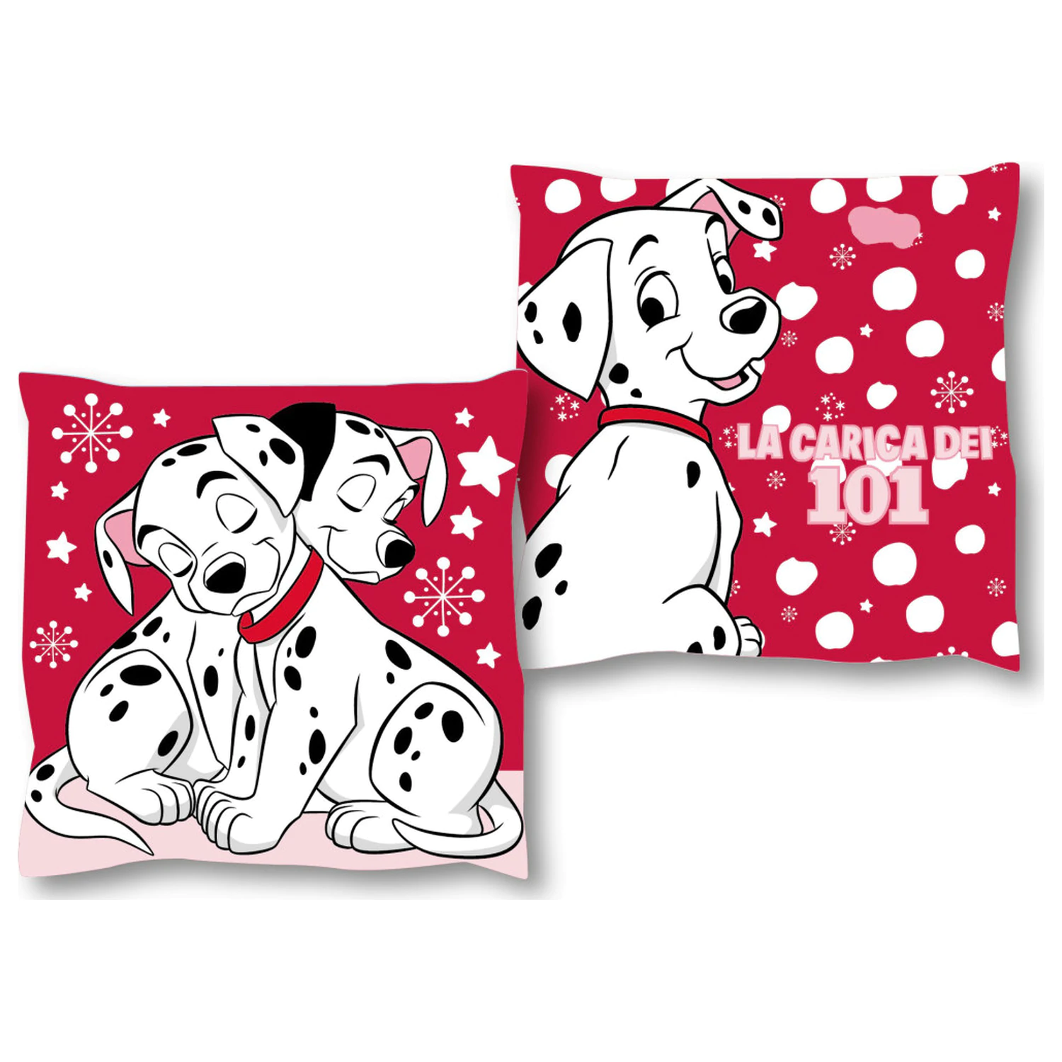 Disney 101 Dalmatians Cuddle Spots Kissen, Zierkissen 38x38 cm Velours Produktfoto