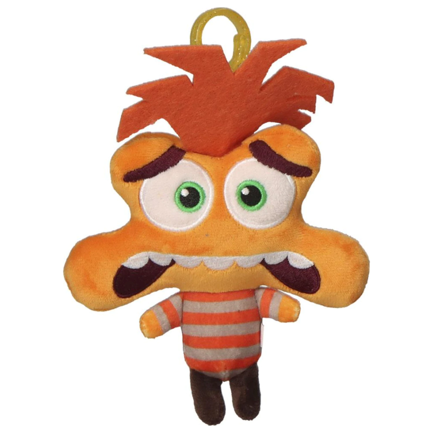 Disney Inside Out Angst 3D Plüschfigur mit Clip, Taschenanhänger 13 cm Produktfoto