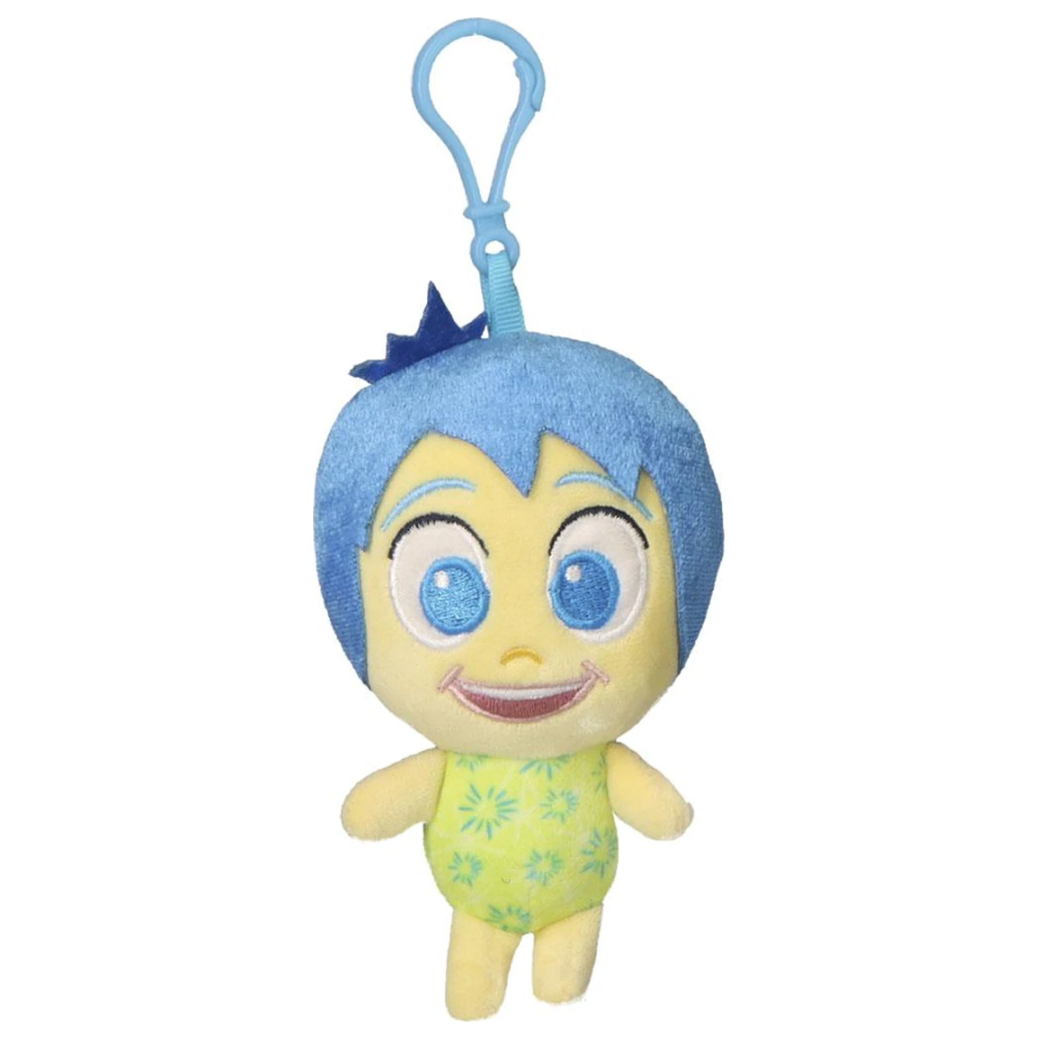 Disney Inside Out Joy 3D Plüschfigur mit Anhänger, Taschenanhänger 12 cm Produktfoto
