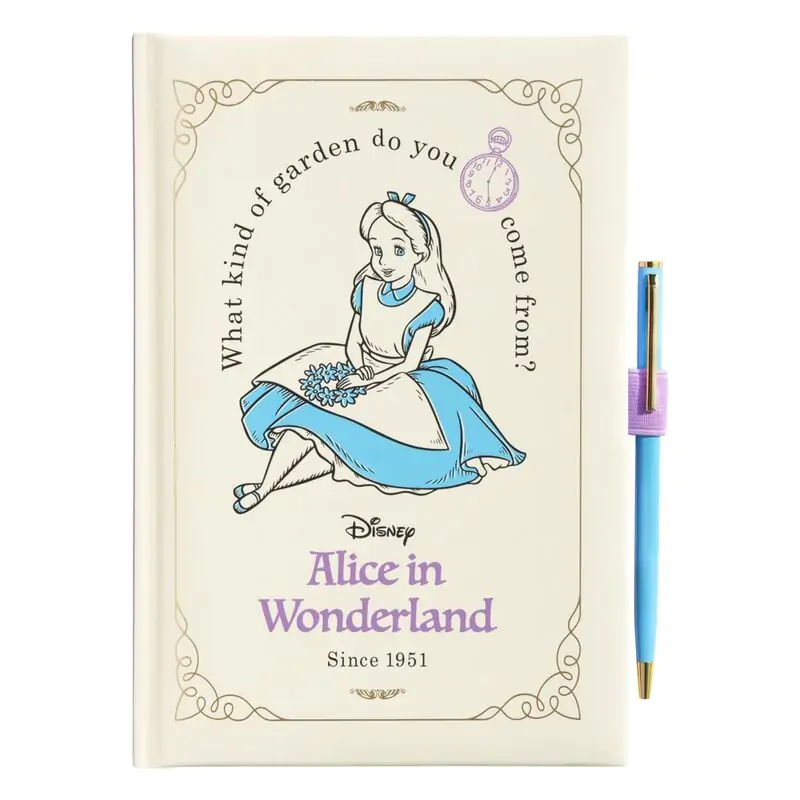 Disney Alice in Wonderland A5 Notizbuch und Stift termékfotó