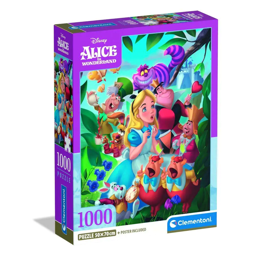 Disney Alice in Wonderland Puzzle 1000St Produktfoto