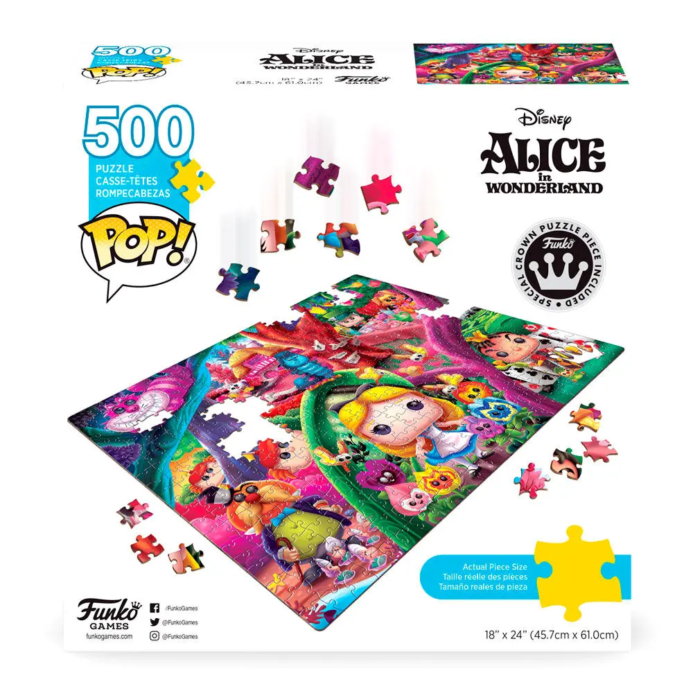 Disney Alice in Wonderland puzzle 500St Produktfoto