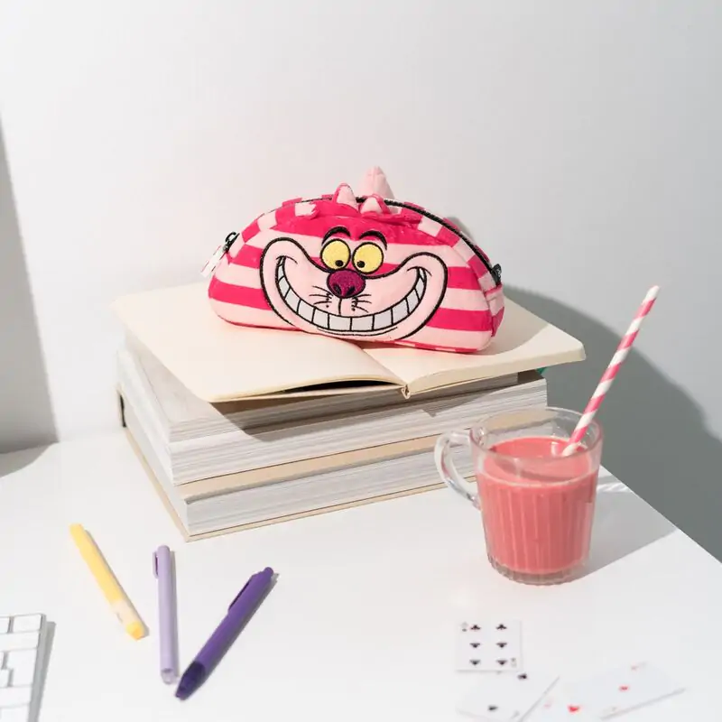 Disney Alice in Wonderland Cheshire cat Plüsch Mäppchen Produktfoto