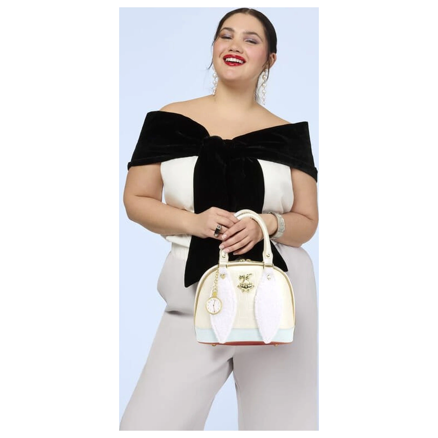 Disney by Loungefly Handtasche Alice im Wunderland White Rabbit Produktfoto