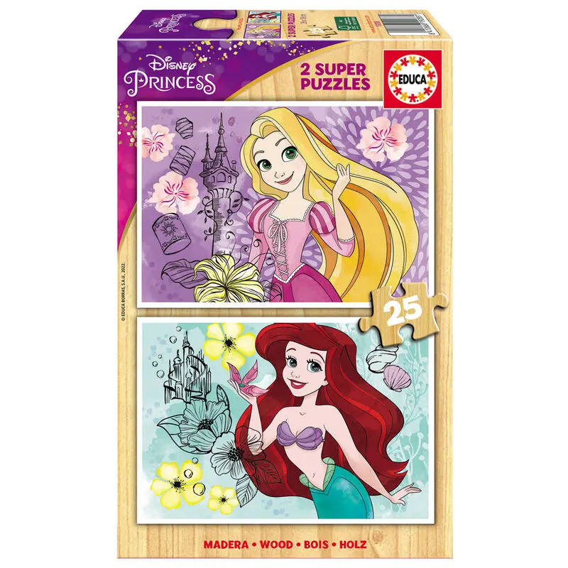Disney Ariel + Rapunzel Puzzle 2x25St Produktfoto