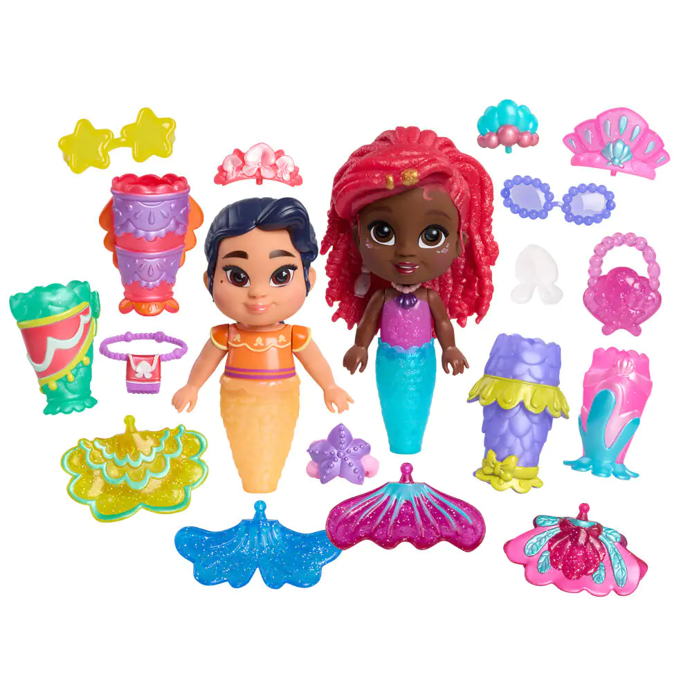 Disney Ariel - Ariel und Lucia Puppe 19cm Produktfoto