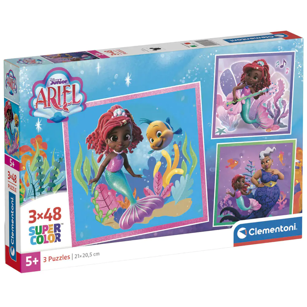 Disney Ariel Puzzle 3x48St termékfotó