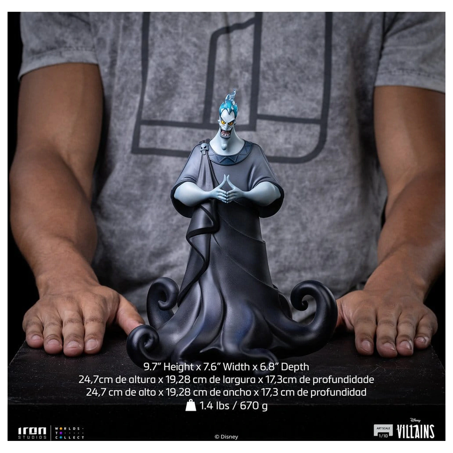 Disney Art Scale Statue 1/10 Hades Regular 25 cm Produktfoto