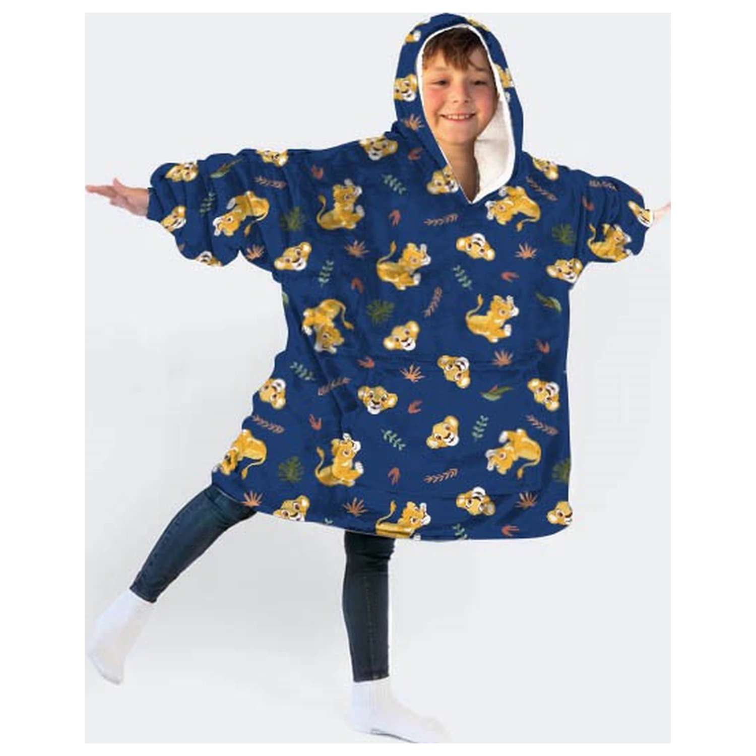 Disney Der König der Löwen Tiny Wearable Plüsch Fleece-Decke Poncho 7-14 Jahre Produktfoto