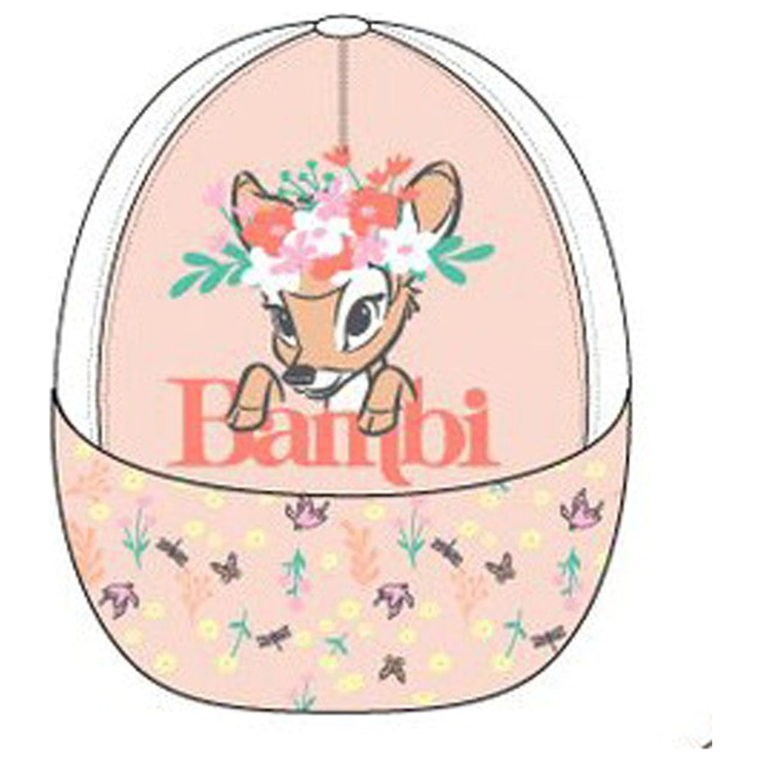 Disney Bambi Blossom White Baby-Baseballkappe 50 cm Produktfoto
