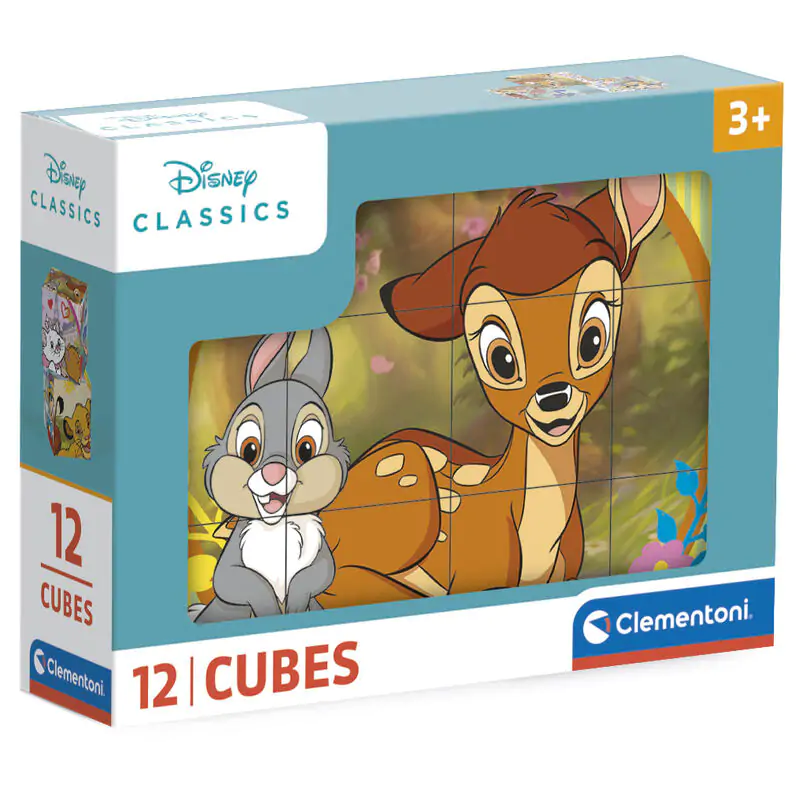 Disney Bambi Würfelpuzzle 12St termékfotó