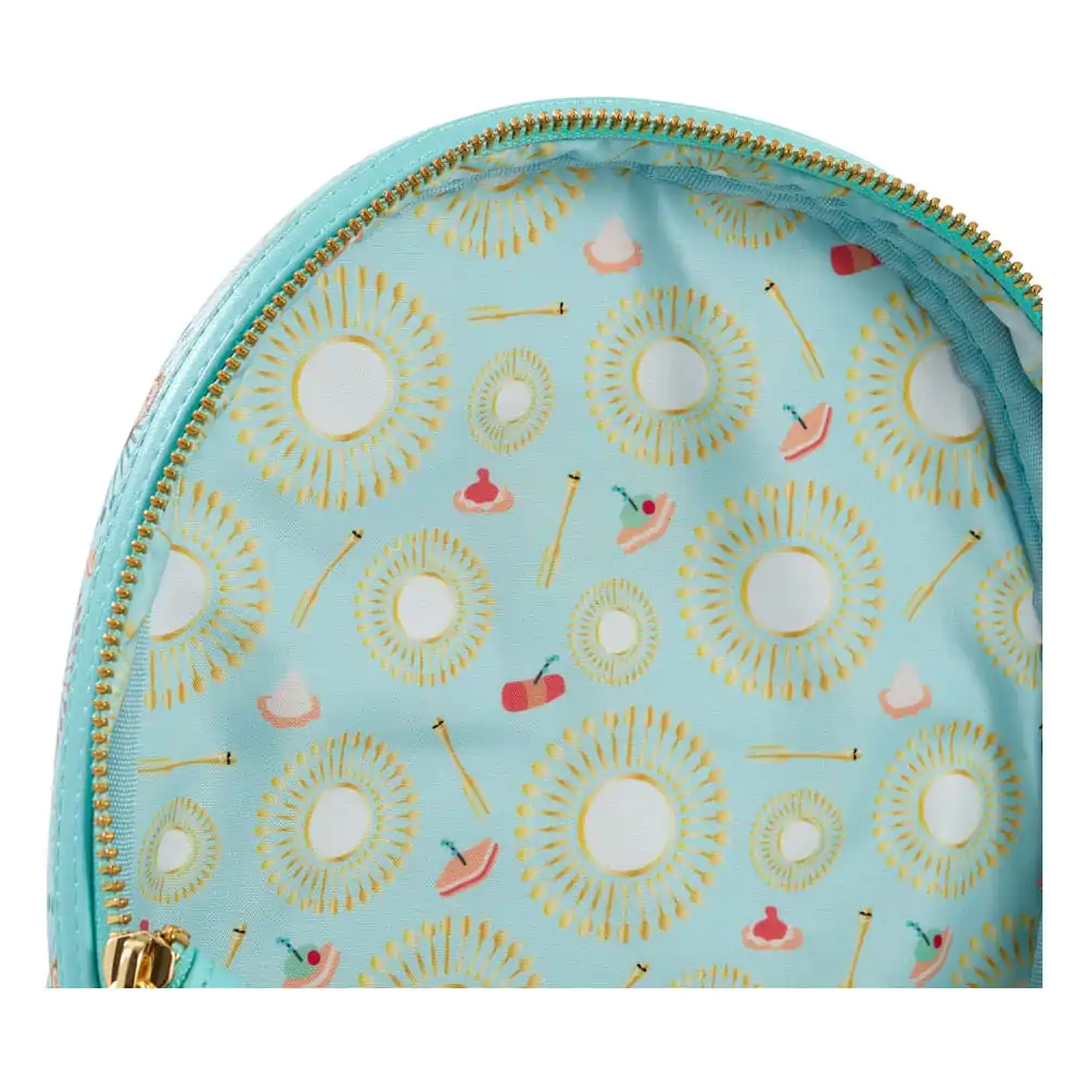 Disney by Loungefly Mini-Rucksack Beauty and the Beast Be our guest AOP Produktfoto