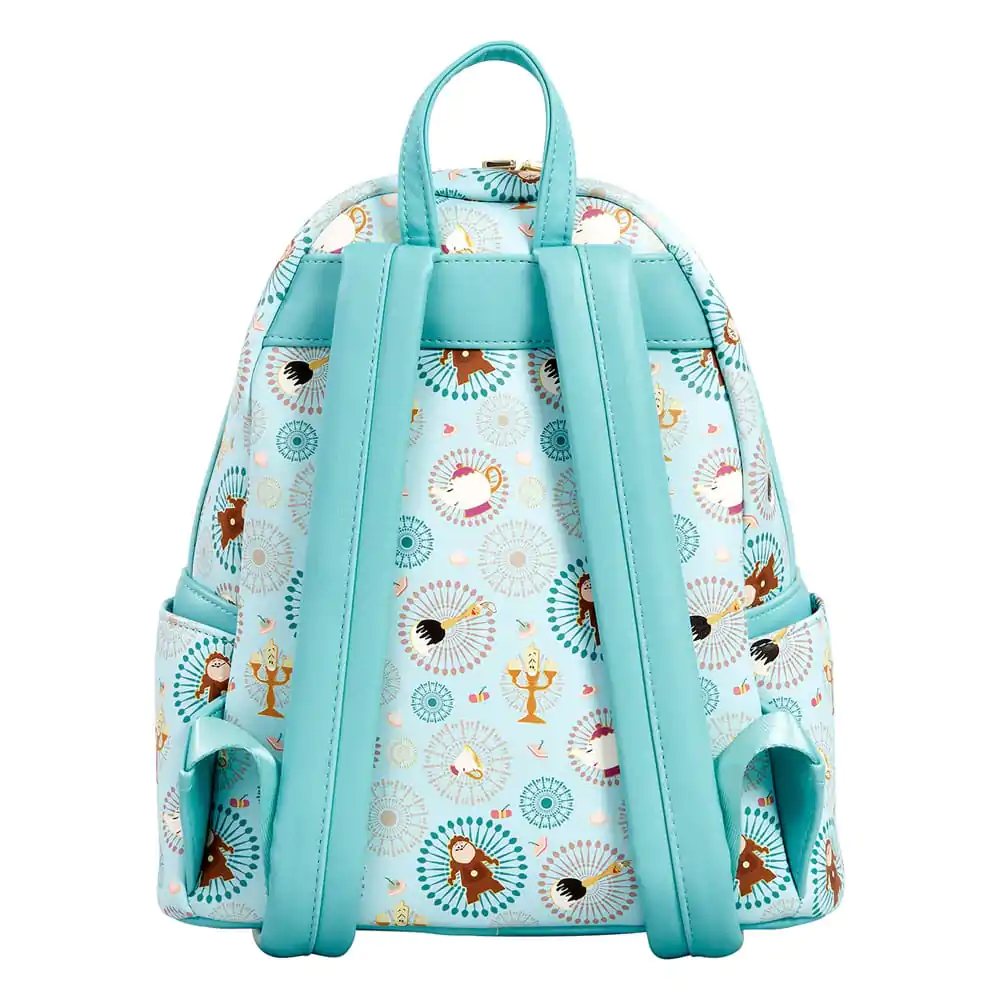 Disney by Loungefly Mini-Rucksack Beauty and the Beast Be our guest AOP Produktfoto